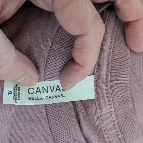 Bella Canvas Dusty Rose T-Shirt Poof I Lost Interest XL NWOT - Picture 4 of 6